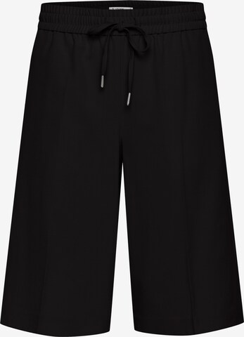 b.young Pleat-Front Pants 'DANTA' in Black: front