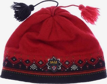 Dale of Norway Hat & Cap in One size in Red: front
