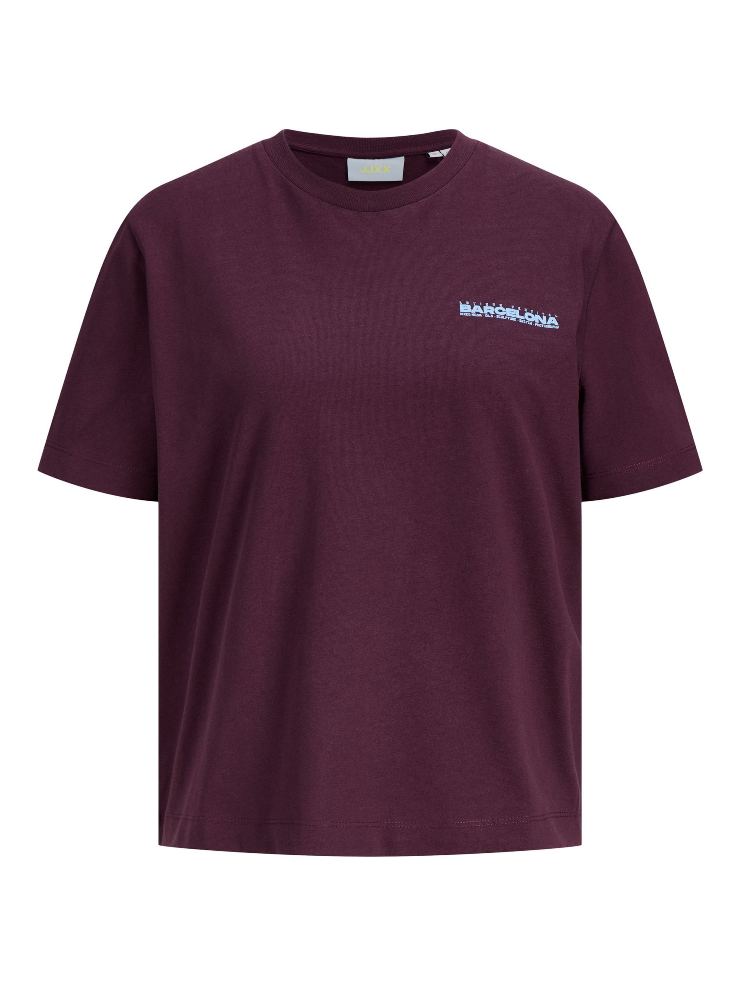 JJXX Shirt 'JXSophia' in L in Light blue / Lilac / Wine red, Item view