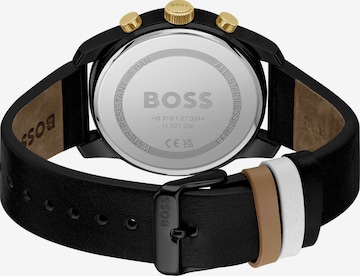 BOSS Black Analoguhr in Schwarz