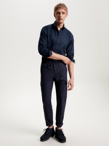 TOMMY HILFIGER - Ajuste regular Camisa de negocios 'Flex' en azul