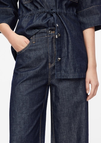 COMMA Wide Leg Jeans in Blau
