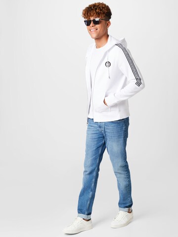 Michael Kors - Sudadera con cremallera en blanco