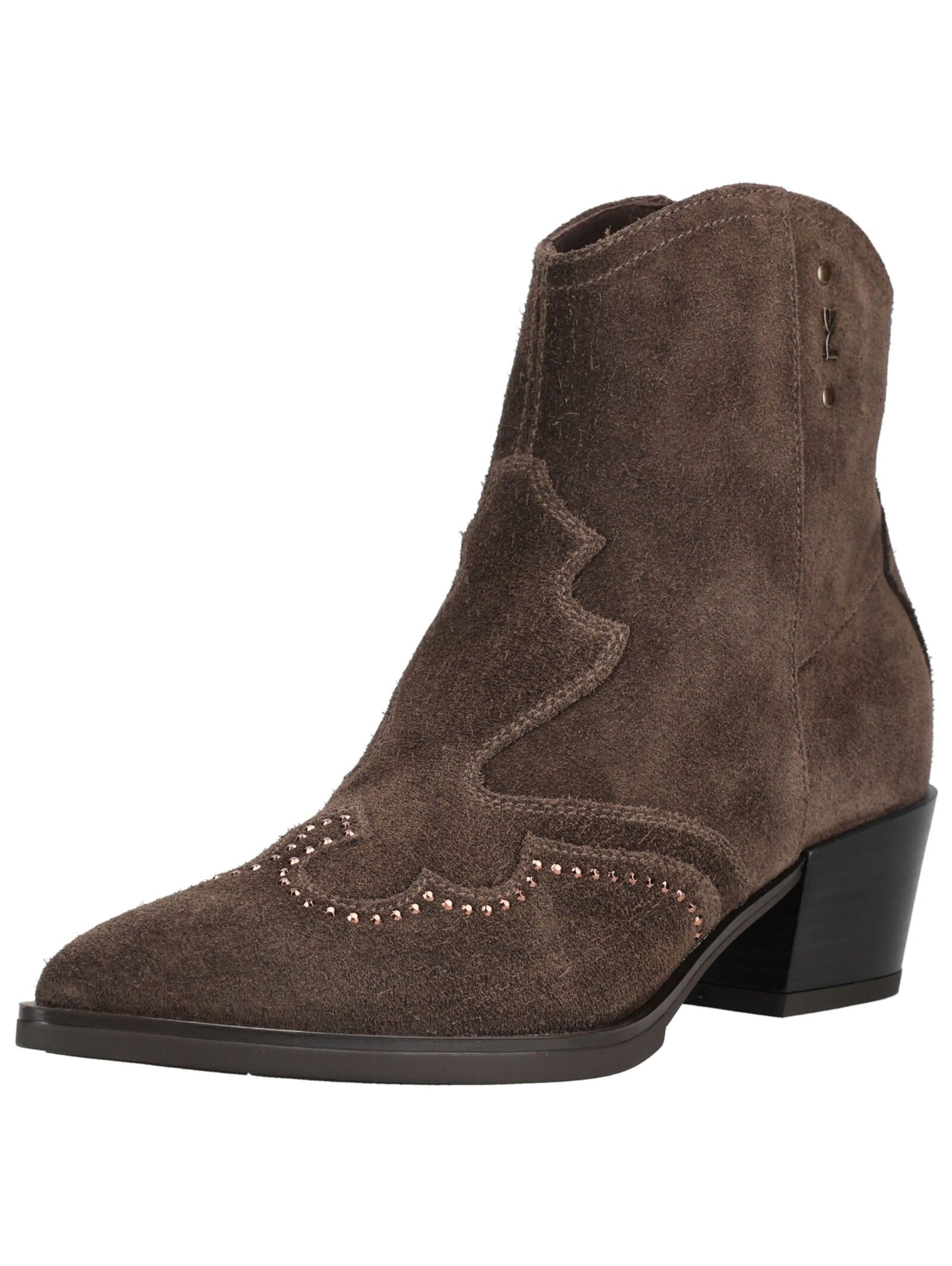Nero Giardini Cowboy Boots in Brown: front