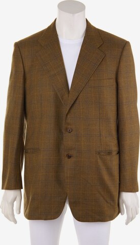 FRANCK NAMANI Suit Jacket in XL in Yellow: front