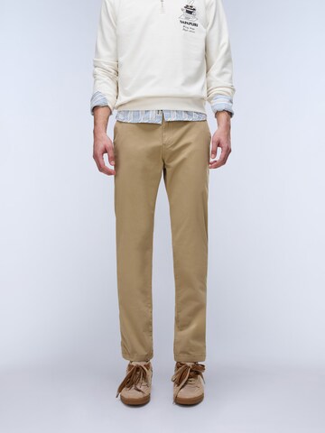 NAPAPIJRI regular Παντελόνι σε μπεζ: μπροστά