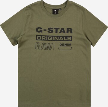 G-Star RAW T-Shirt in Grün: predná strana