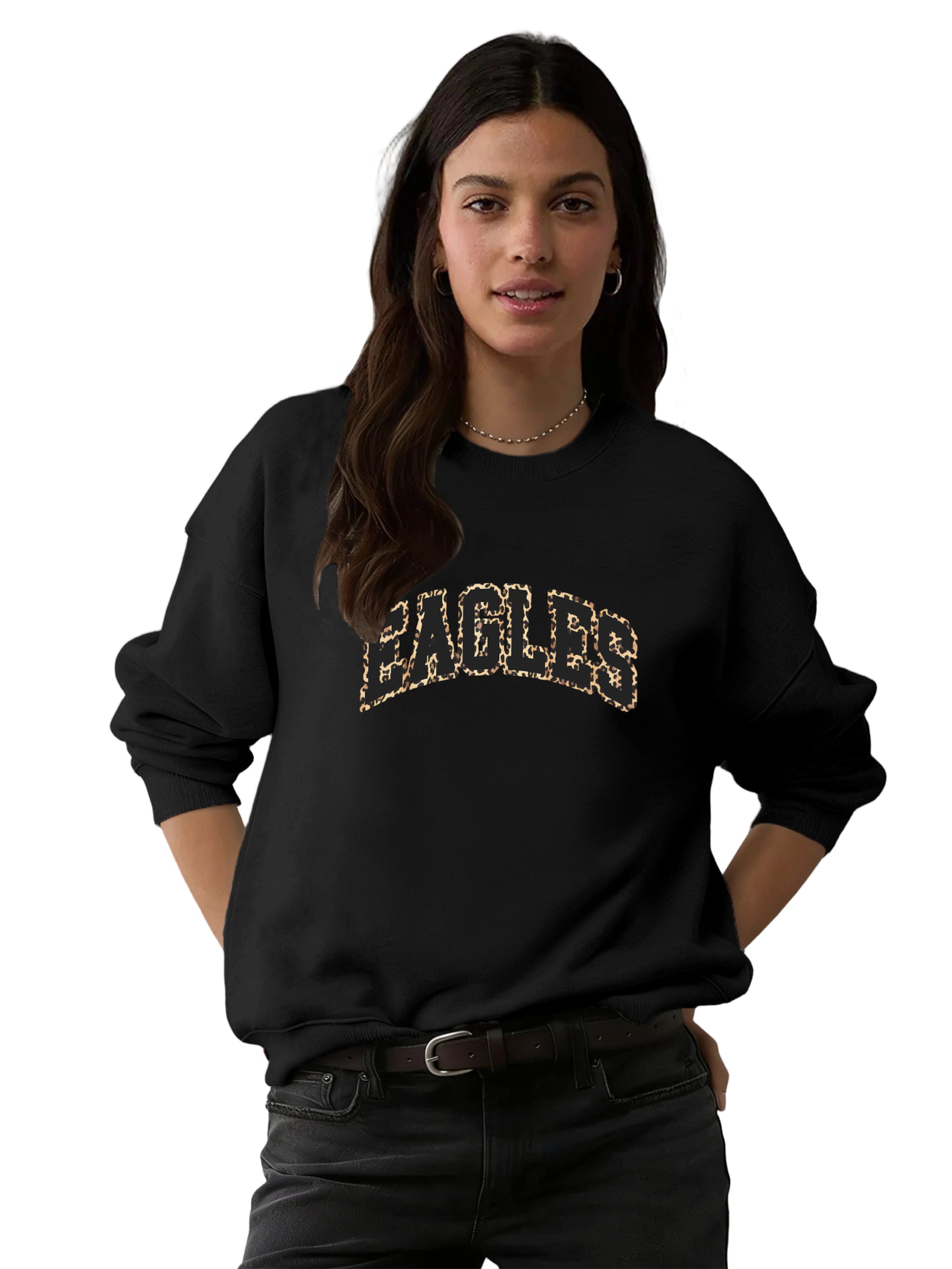 GORHEY - Sudadera en negro: frente