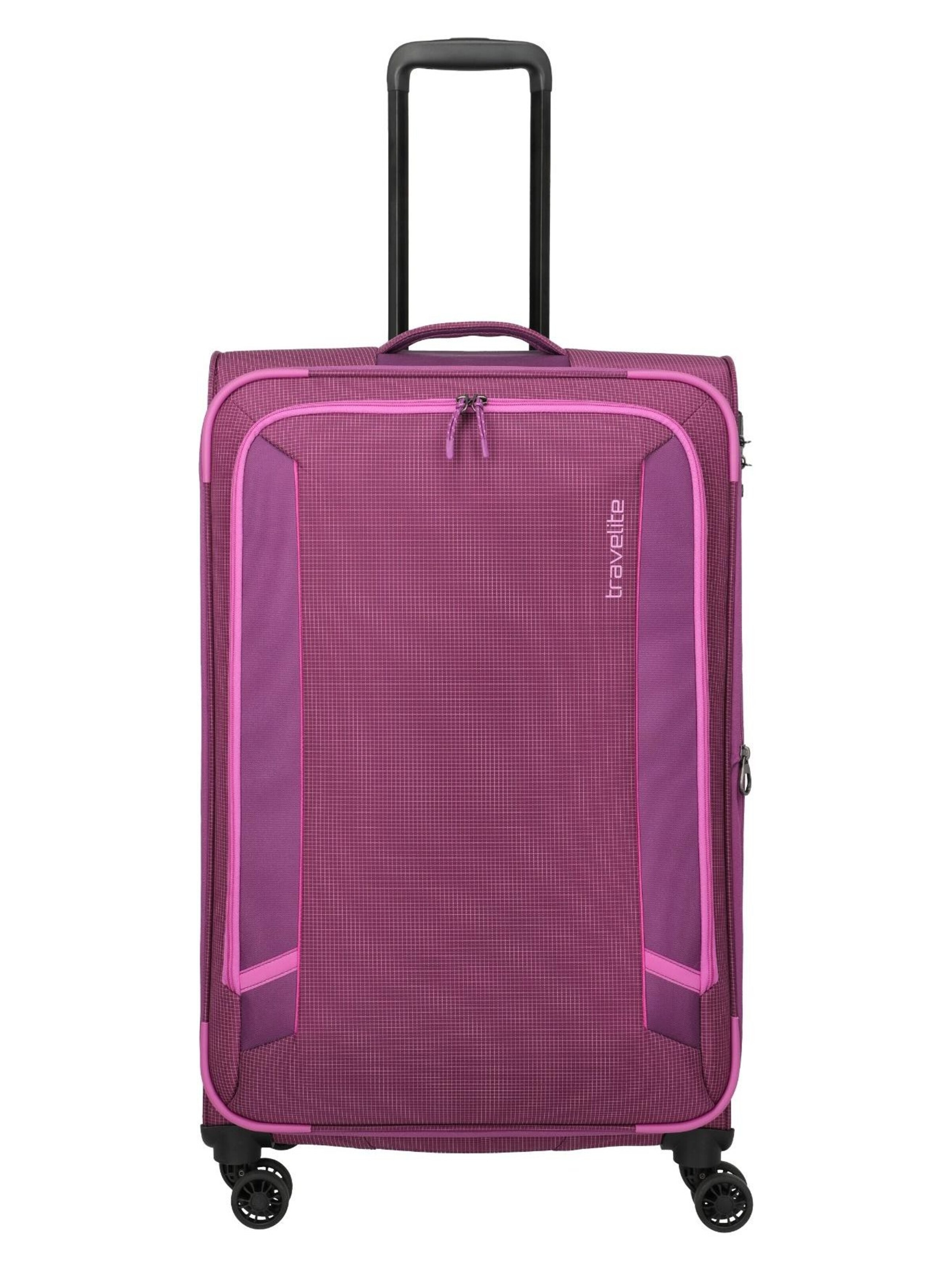 TRAVELITE Kufr – pink: přední strana