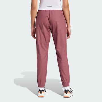 ADIDAS TERREX Regular Outdoor Pants 'Xploric' in Red