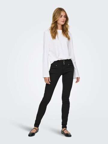 ONLY Skinny Jeans 'ONLRain' in Zwart