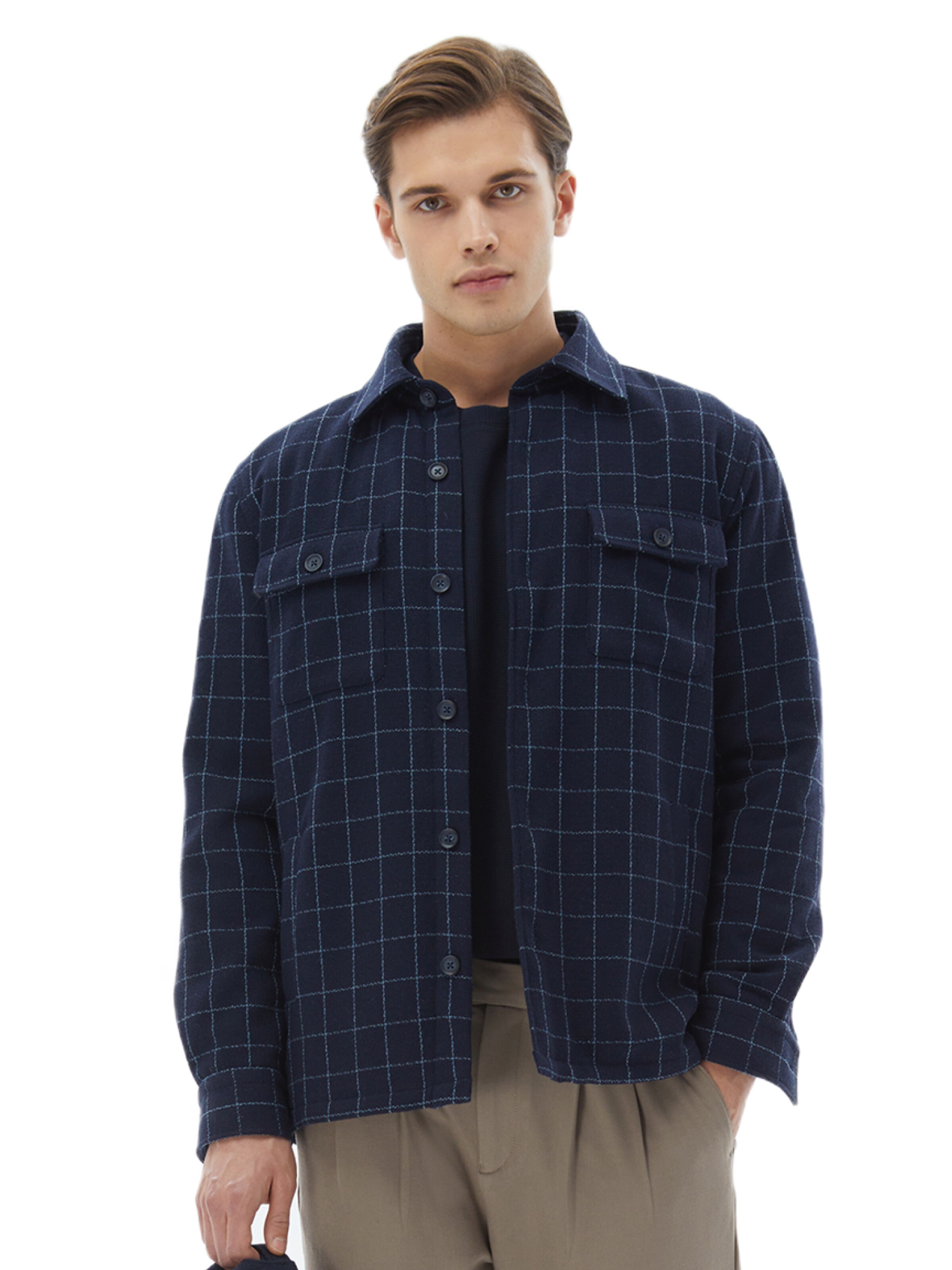 KİP Between-season jacket in Blue: front