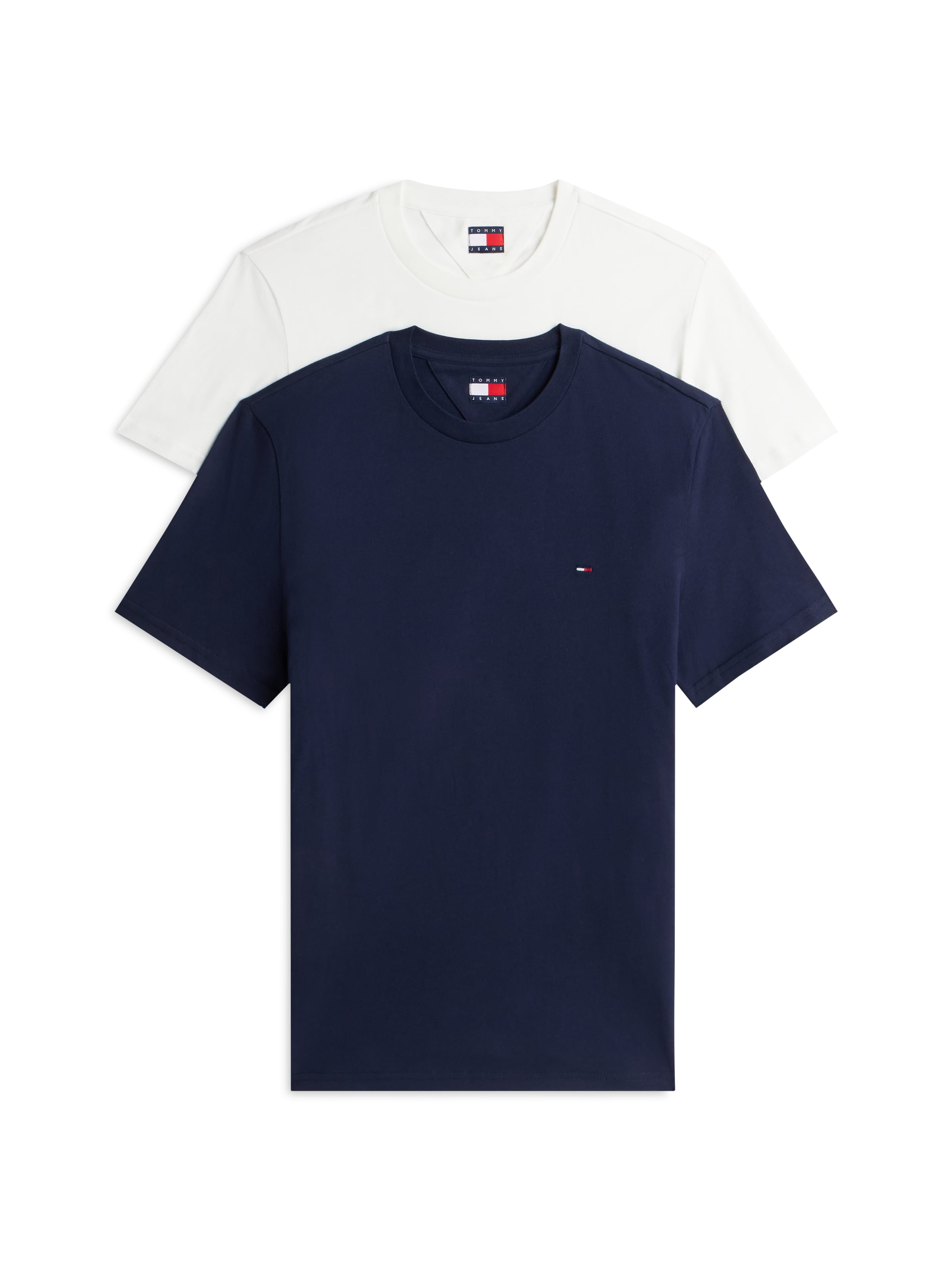 Tricou de la Tommy Jeans pe albastru: față