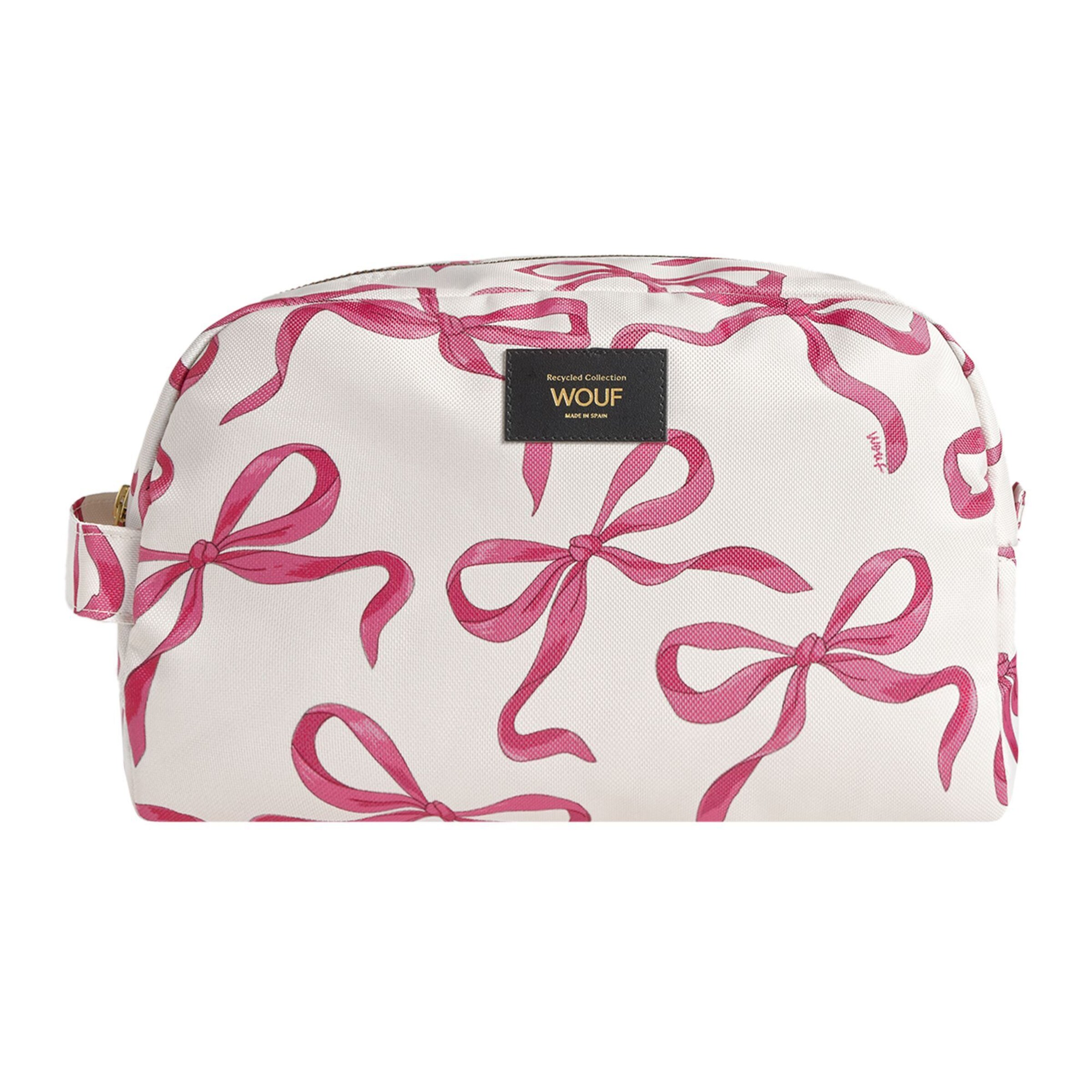 Wouf Toiletry Bag in White: front