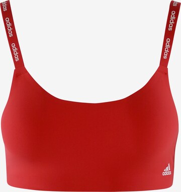 ADIDAS SPORTSWEAR Bralette Sports Bra ' Sport Active Micro Cut Free ' in Red: front