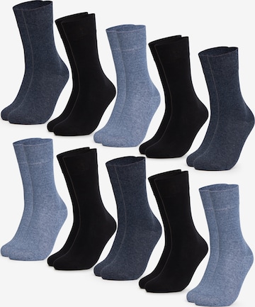 Occulto Socks 'Diabetiker Julia' in Blue: front