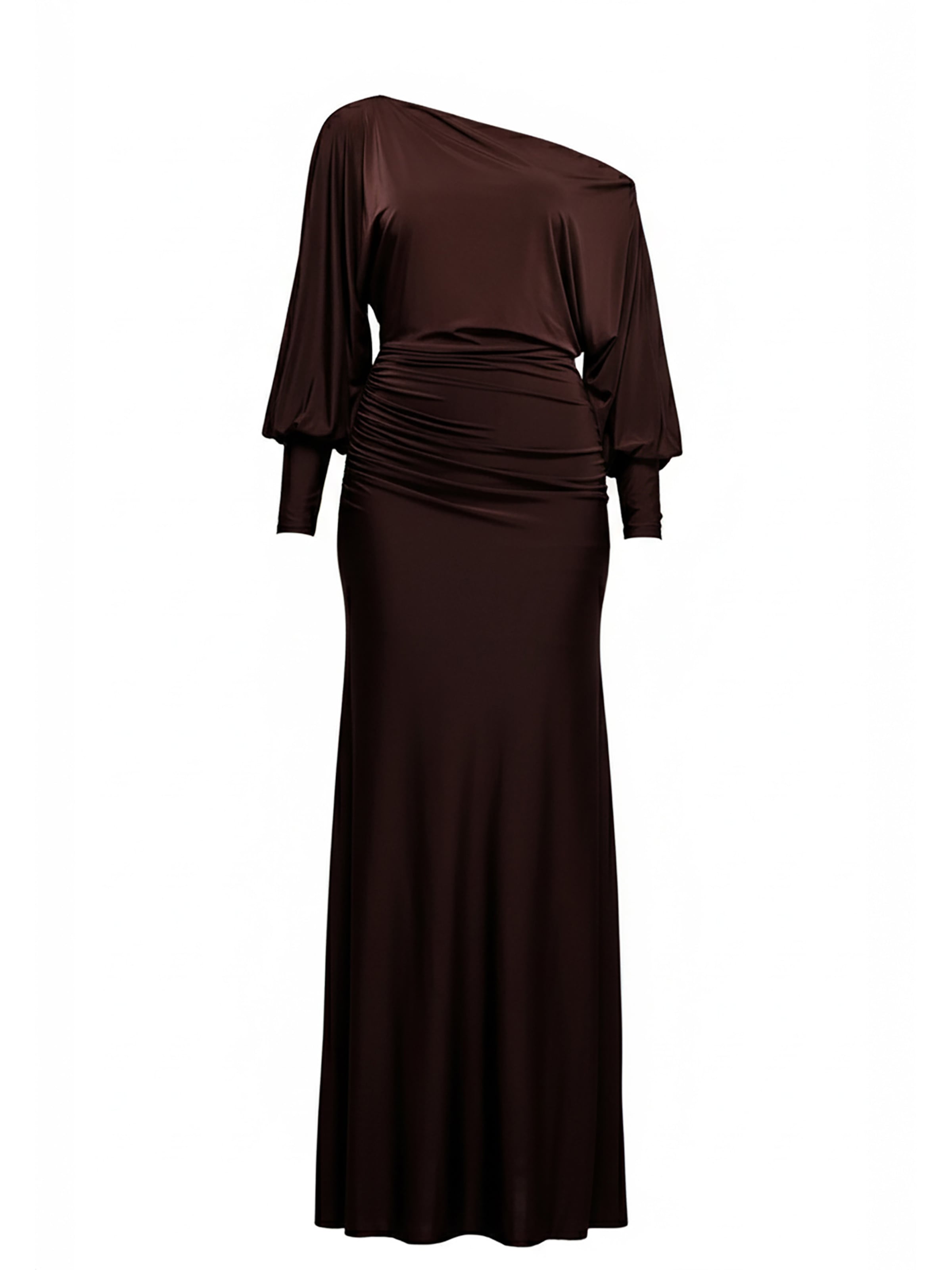 GODDIVA Abendkleid in Braun: Vorderseite