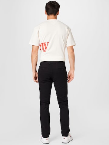 TOMMY HILFIGER Slim fit Chino trousers 'Denton' in Black