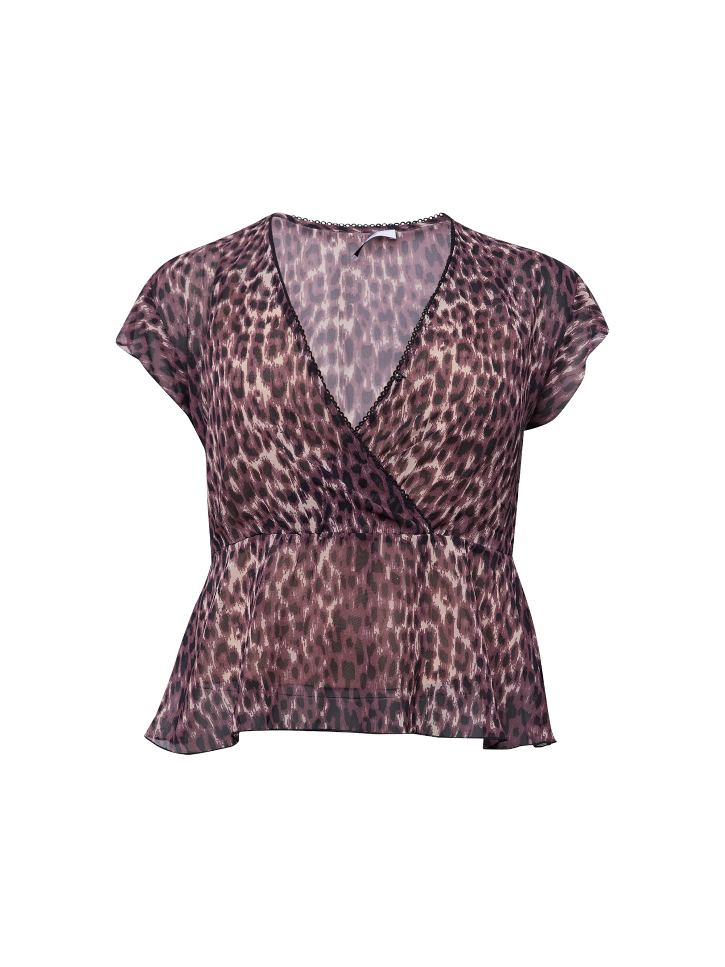 ABOUT YOU Curvy T-shirt 'Daria' i brun: framsida