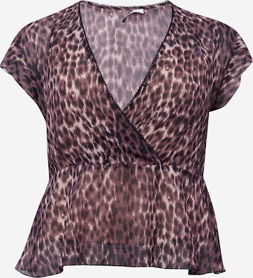 ABOUT YOU Curvy Shirt 'Daria' in Brown: front