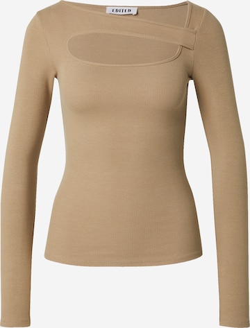 T-shirt 'Idalina' EDITED en marron : devant