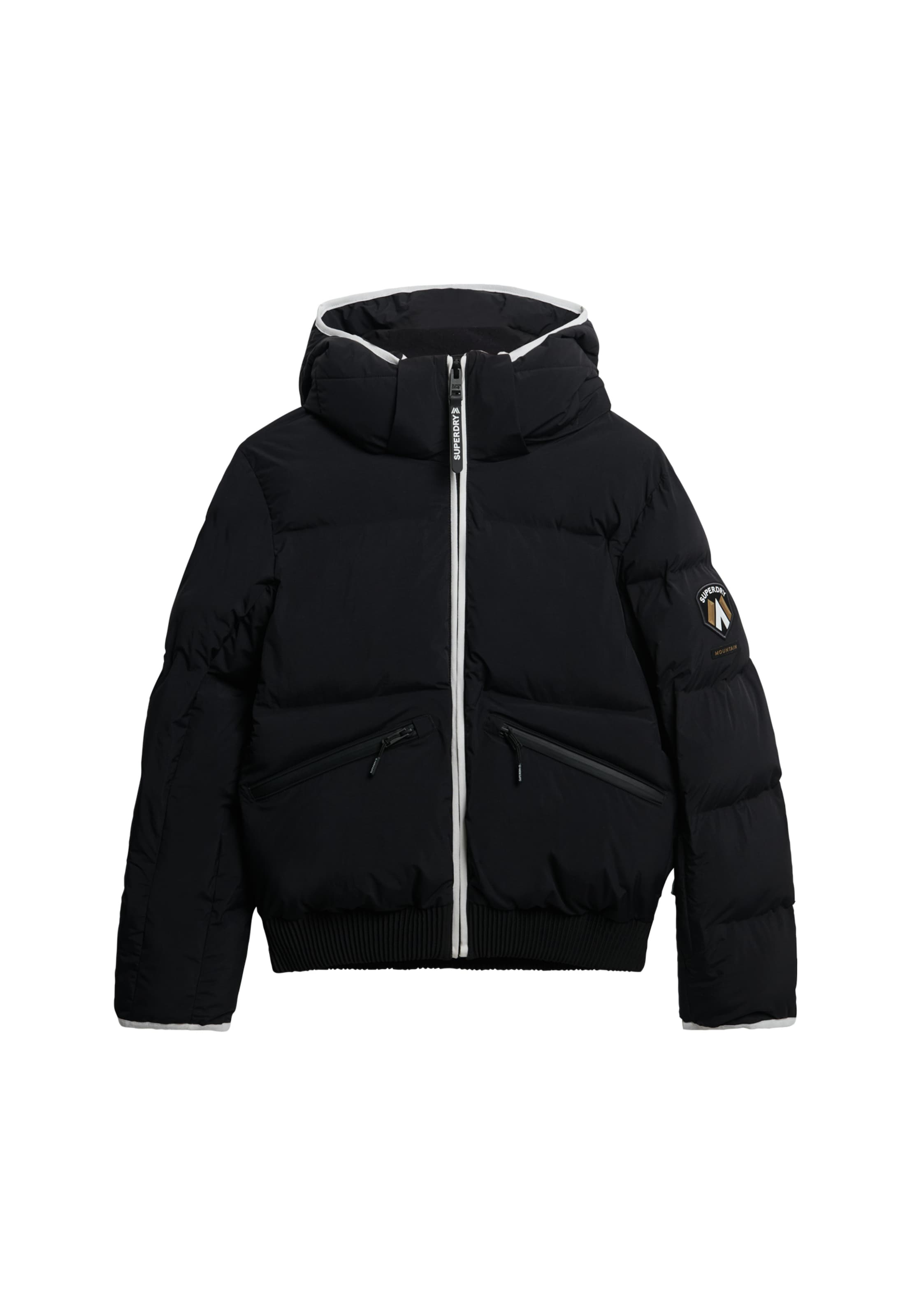 Superdry Sportjas in Zwart: voorkant