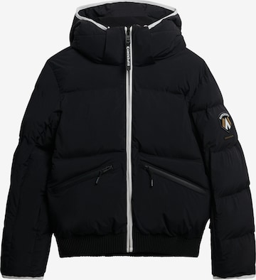 Veste de sport Superdry en noir : devant