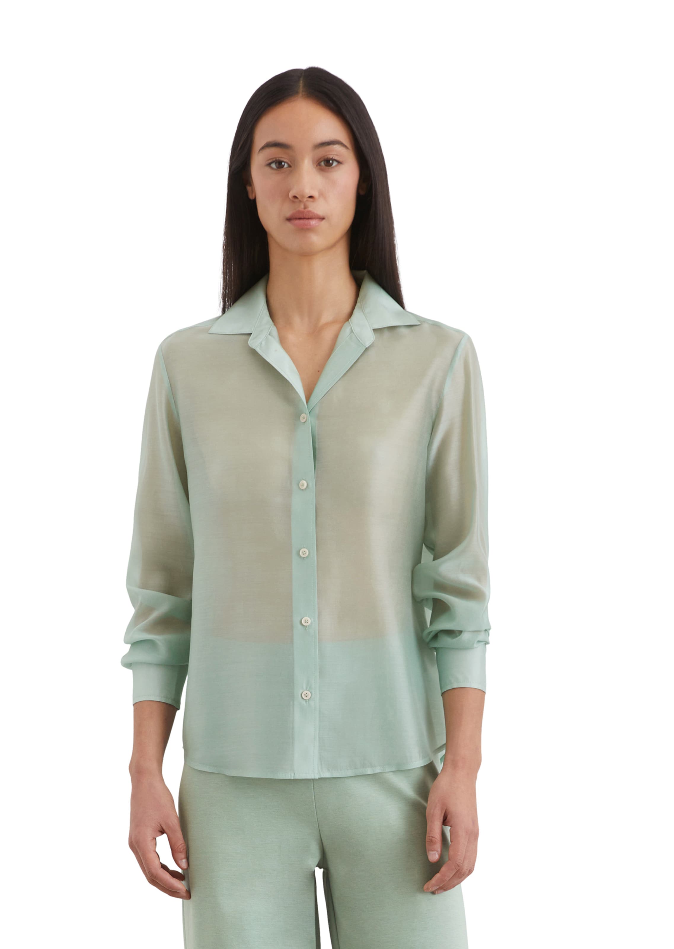 Marc O'Polo Blouse in Green: front