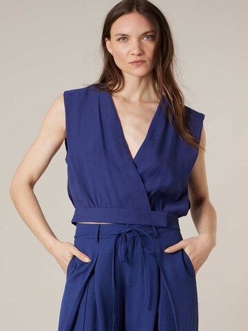 T-shirt 'Melice' Deeluxe en bleu : devant