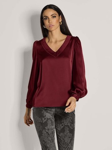 MADELEINE Blouse in Rood: voorkant