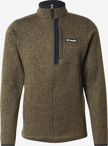 COLUMBIA Toiminnallinen fleecetakki 'Sweater Weather™' värissä vihreä: etupuoli