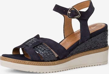 TAMARIS Sandals in Blue: front