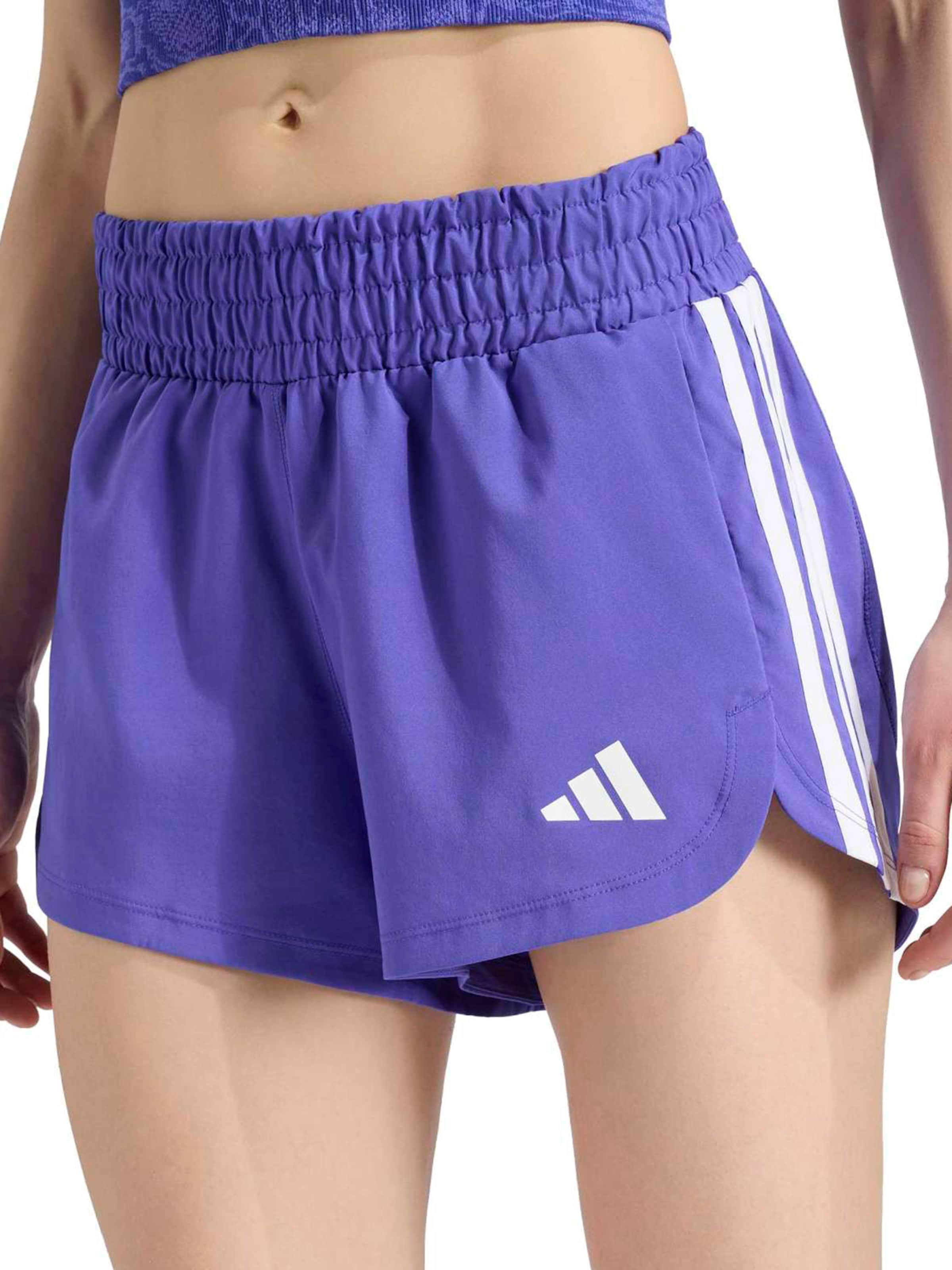 ADIDAS PERFORMANCE Loosefit Sportovní kalhoty 'PACER' – fialová