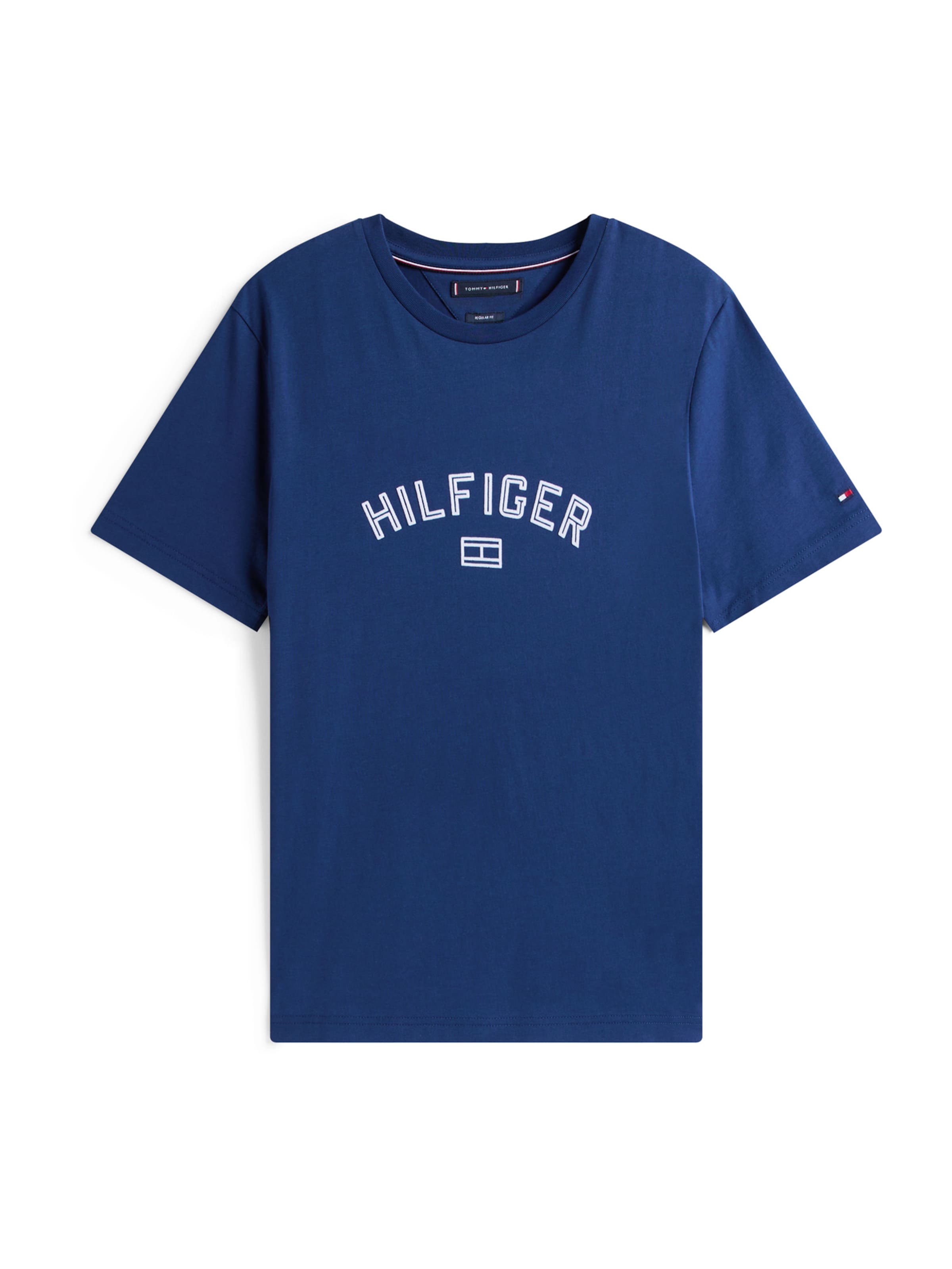 T-Shirt TOMMY HILFIGER en bleu : devant