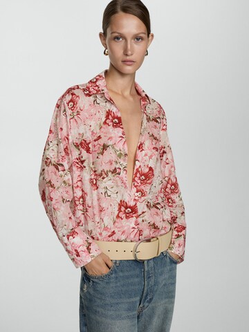 MANGO Blouse 'CLIPPER' in Pink: front