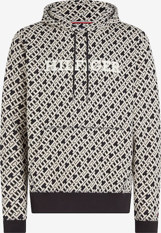 TOMMY HILFIGER Sweatshirt in Zwart: voorkant