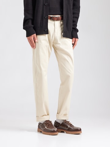 INDICODE JEANS Slimfit Chinohousut 'Gower' värissä harmaa: etupuoli