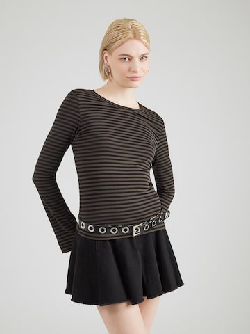 JDY Тениска 'JDYMATI' в черно: отпред