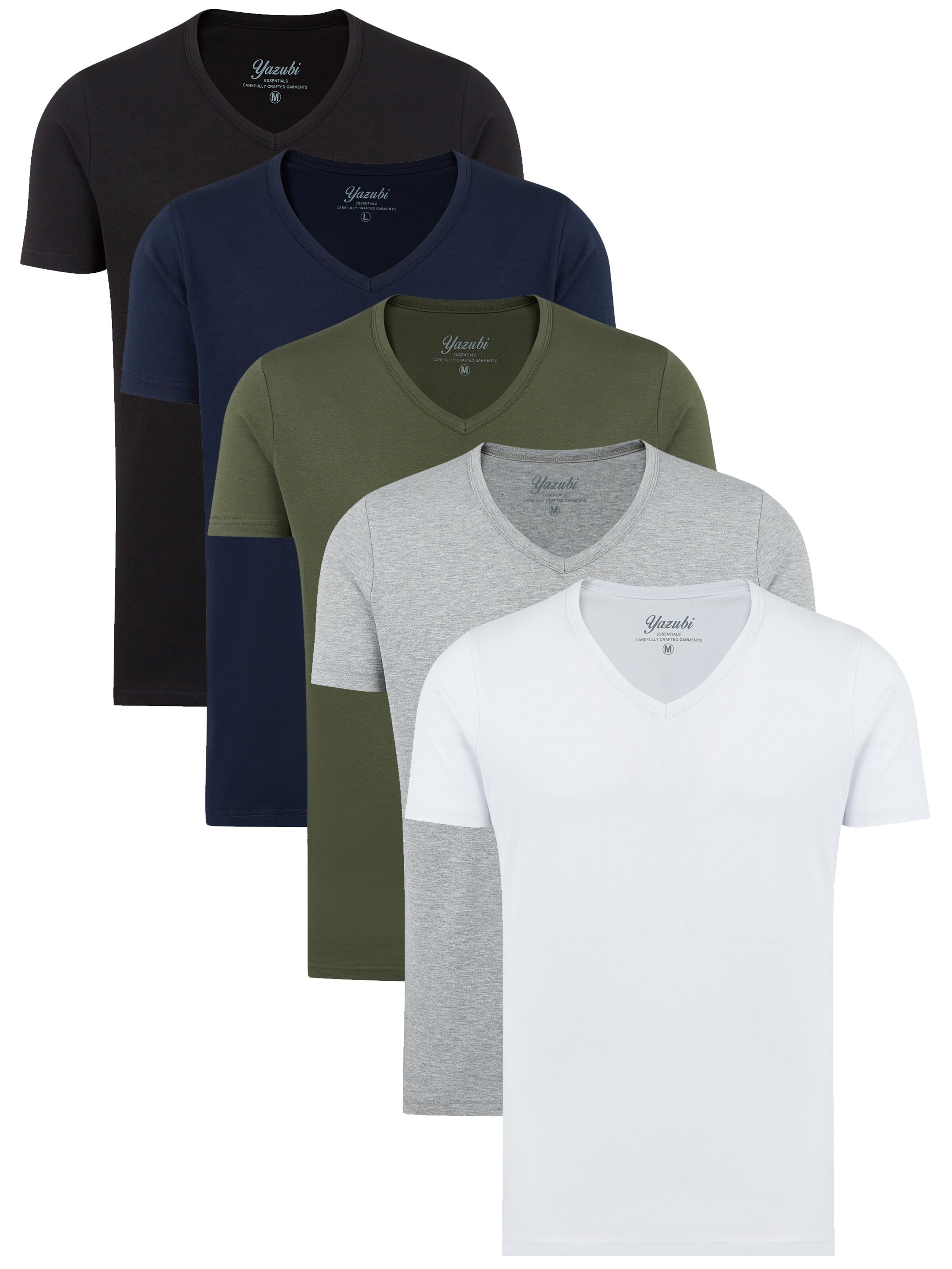 yazubi Shirt 'Mythic V' in Blue: front