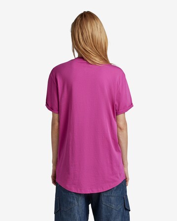G-Star RAW T-Shirt 'Lash' in Pink