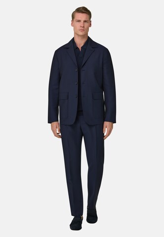 Boggi Milano Regular fit Business-colbert in Blauw