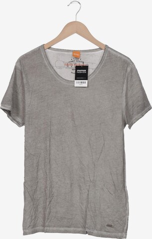 BOSS Orange Shirt in L in Grey: front