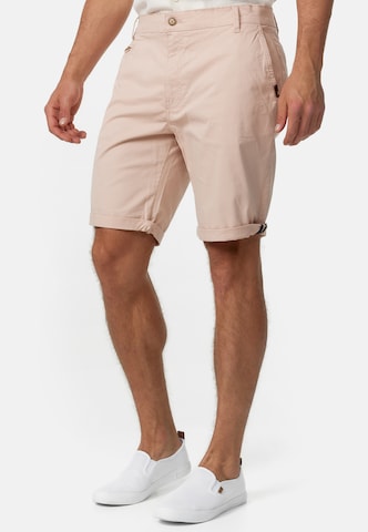 INDICODE JEANS Regular Shorts 'Creel' in Pink