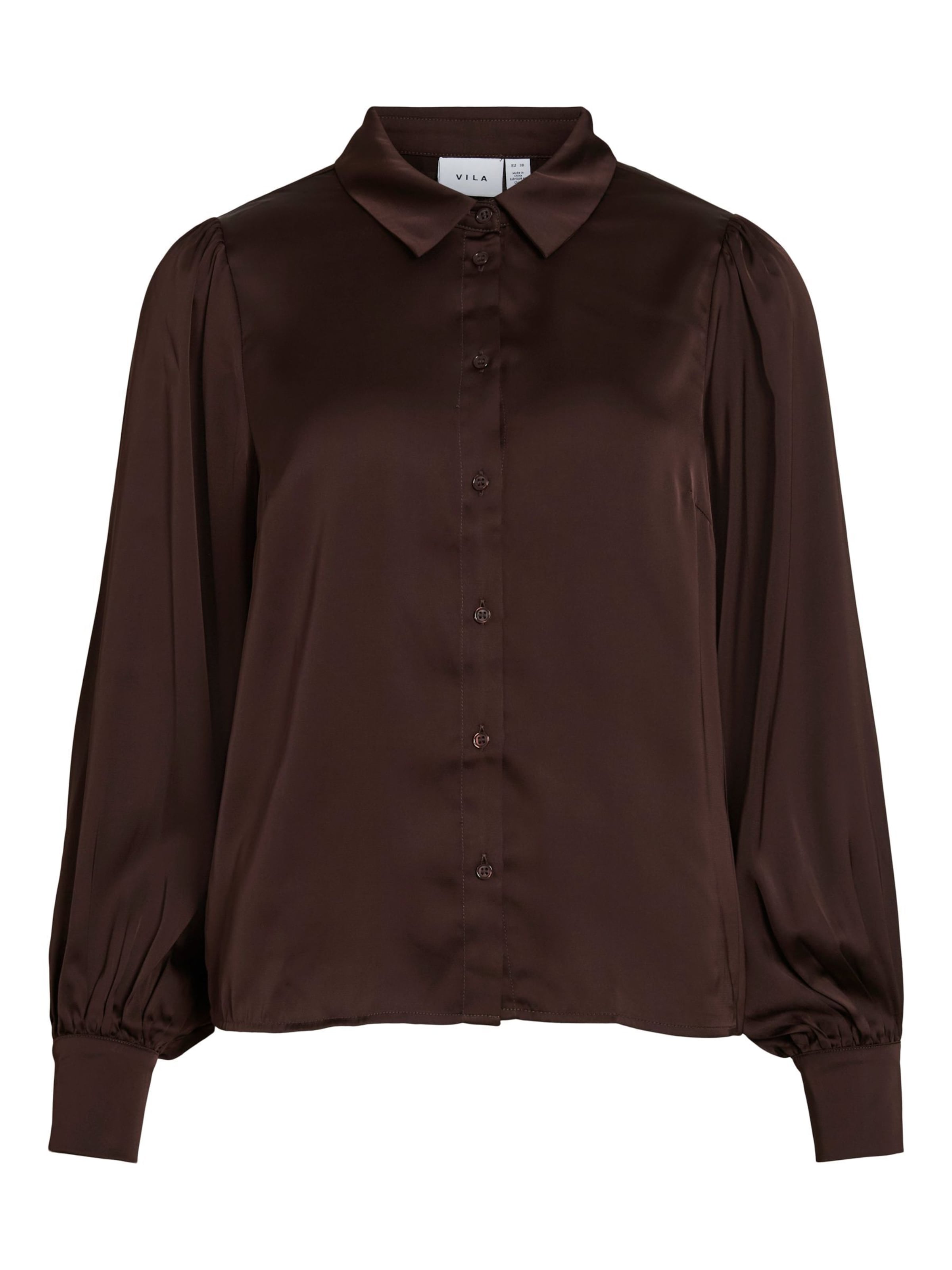 VILA Μπλούζα 'VIEnna Ravenna' σε καφέ: μπροστά