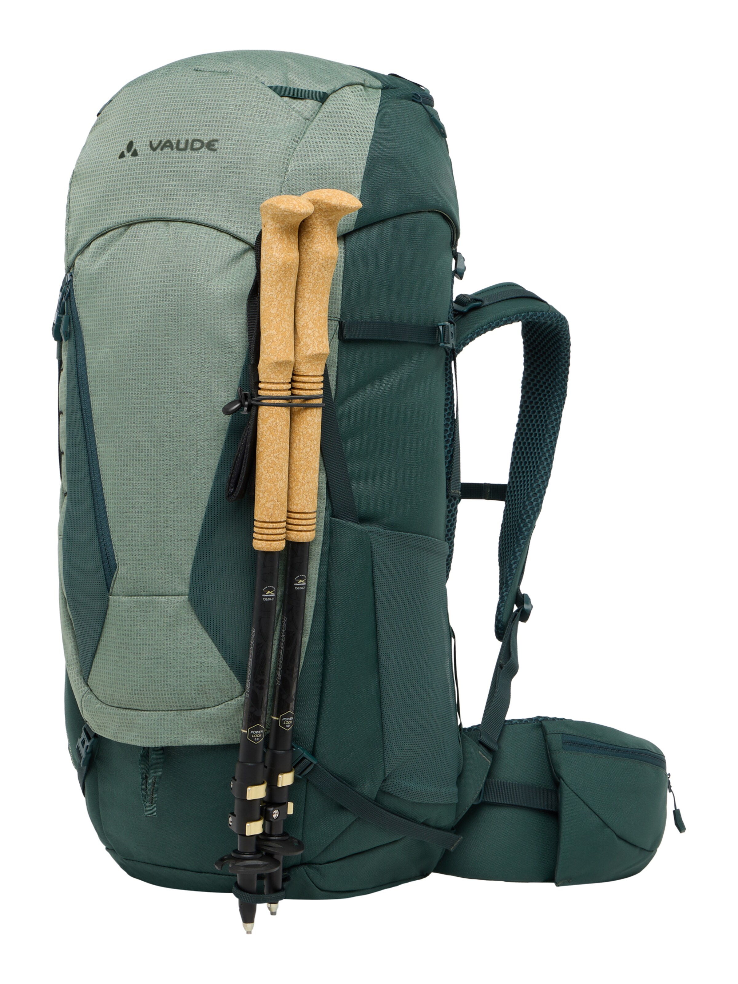 VAUDE Sports backpack 'Asymmetric 42+8' in Green