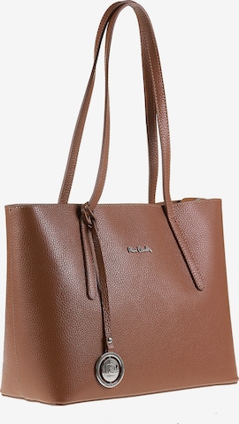 Borsa a spalla 'Elowen Lux' di PIERRE CARDIN in marrone: frontale