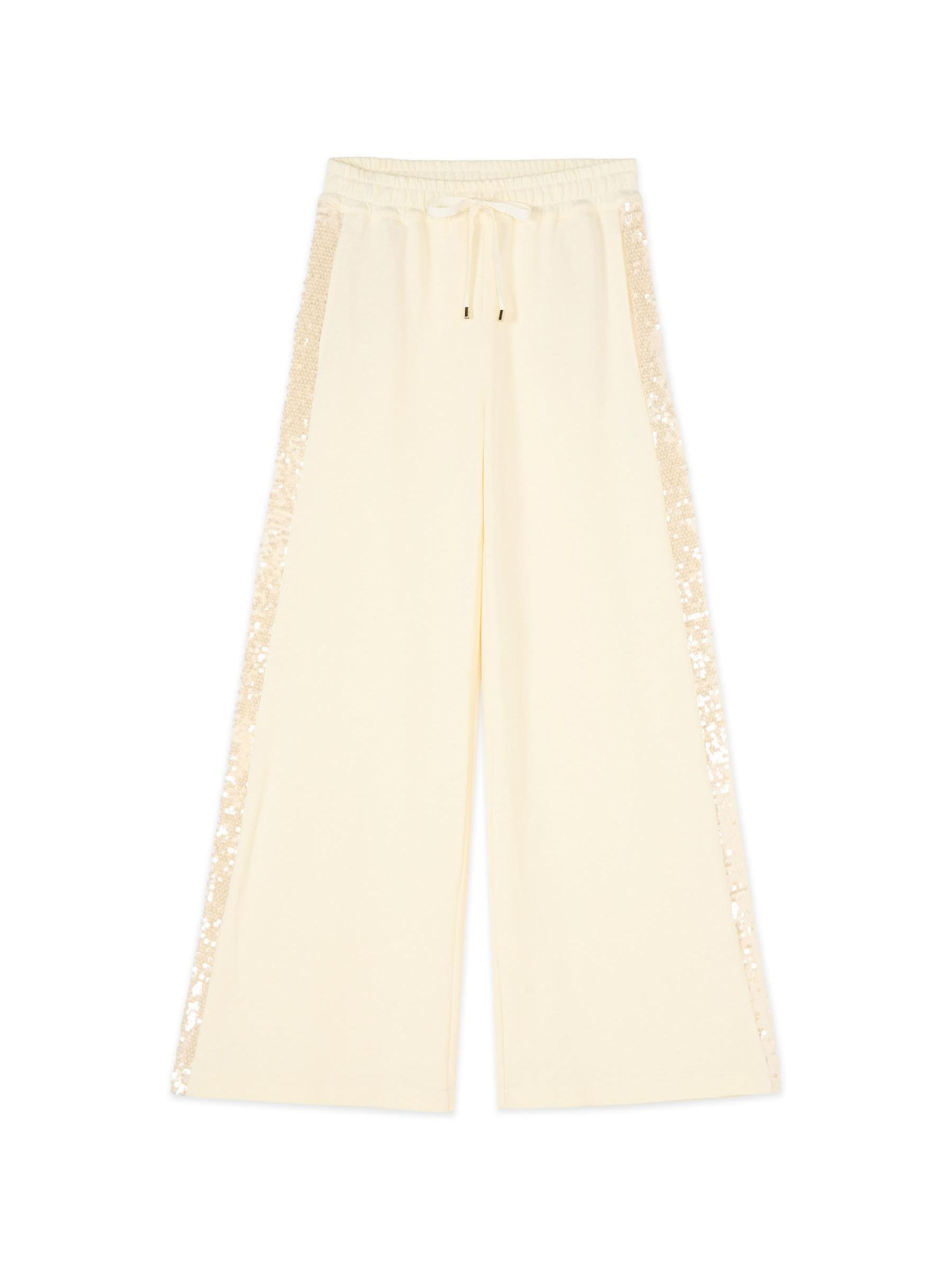 Baggy Pantalon oltre en beige : devant