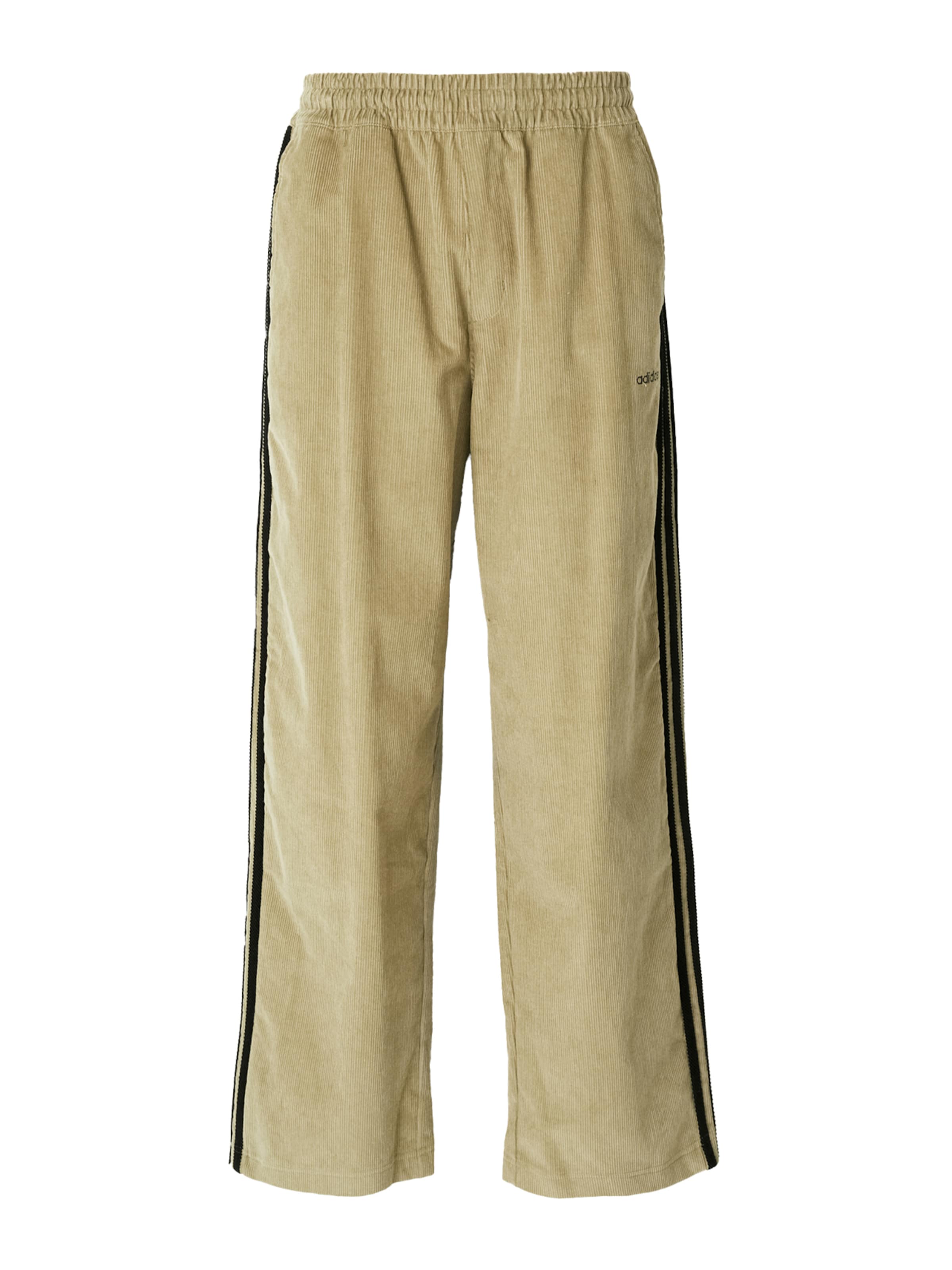 ADIDAS ORIGINALS Широка кройка Панталон в зелено: отпред