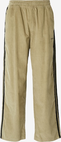 žalia ADIDAS ORIGINALS Laisvas Kelnės: priekis