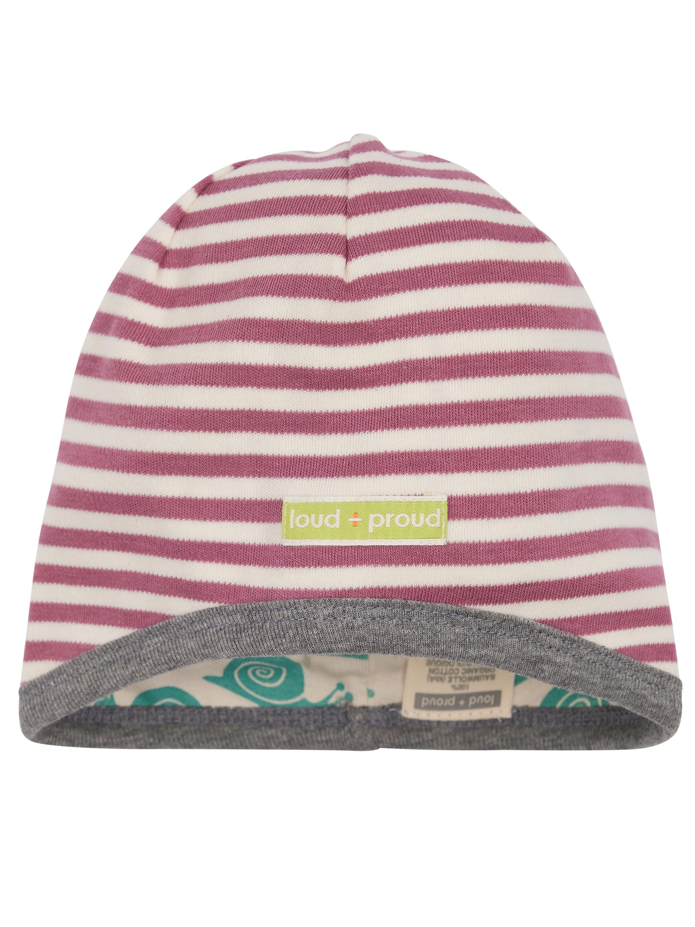 loud + proud Beanie in Purple: front